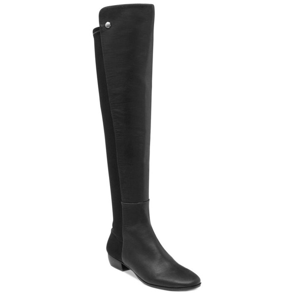 Vince Camuto Karita Tall Riding Boots Block Heel Black Women's Size 6.5M - Picture 2 of 11